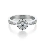 Pierścionek białe złoto z diamentami AJPZ_138